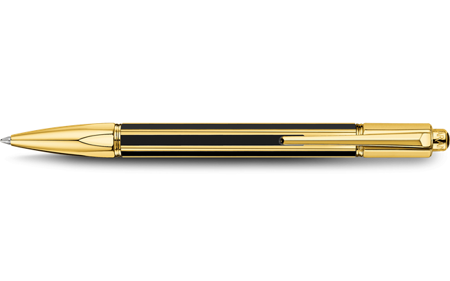 Gold-Plated VARIUS™ CHINA BLACK Ballpoint Pen