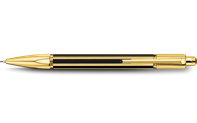 Minenhalter VARIUS™ CHINA BLACK goldplattiert