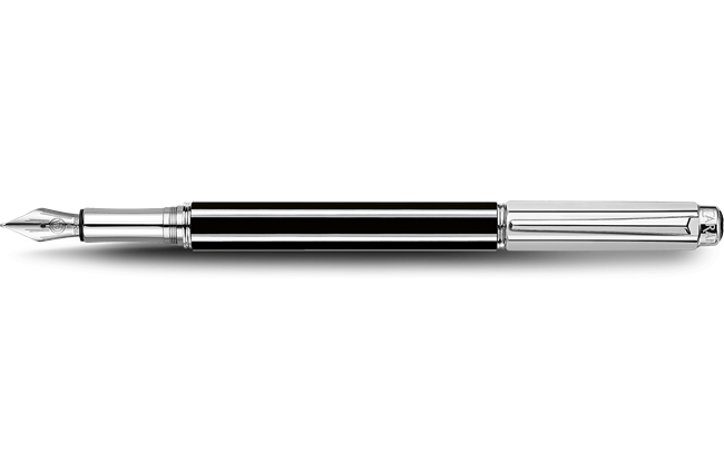 Silver-Plated, Rhodium-Coated VARIUS™ CHINA BLACK Fountain Pen