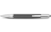 Silver-Plated, Rhodium-Coated VARIUS™ CHINA BLACK Ballpoint Pen