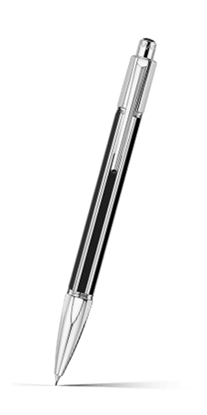 Silver-Plated, Rhodium-Coated VARIUS™ CHINA BLACK Mechanical Pencil