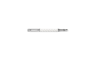 Silver-plated, rhodium-coated VARIUS™ CERAMIC WHITE fountain pen