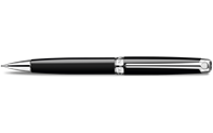 Silver-Plated, Rhodium-Coated LÉMAN™ EBONY BLACK Mechanical Pencil