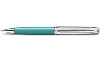 Silver-Plated, Rhodium-Coated LÉMAN BICOLOR Turquoise Mechanical Pencil