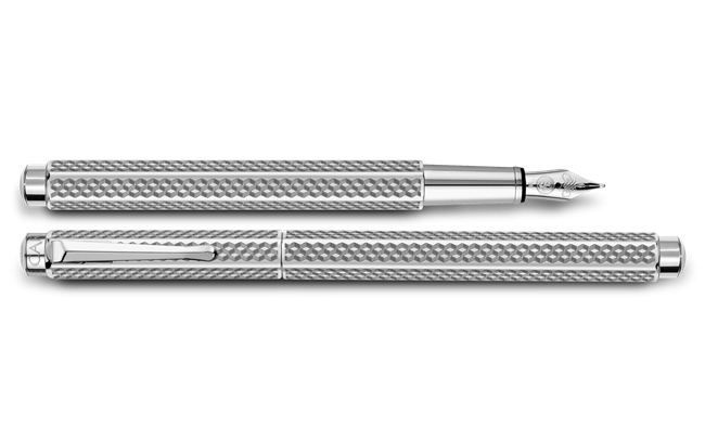 Penna Stilografica ECRIDOR™ CUBRIK Platinata