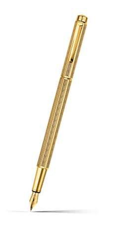 Gilded ECRIDOR™ CHEVRON Fountain Pen