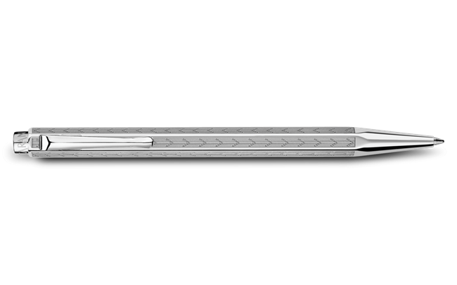 Platinum-Coated ECRIDOR™ CHEVRON Ballpoint Pen