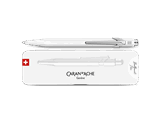 849™ POPLINE White Ballpoint Pen, with Holder