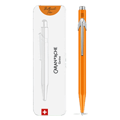 849™ POPLINE Fluorescent Orange Ballpoint Pen, with Holder