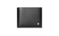 Black 4-card Wallet with Coin Case