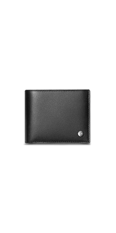 Black 4-card Wallet with Coin Case