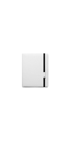 LÉMAN White Leather Notebook A5