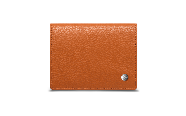 LÉMAN SAFFRON business card holder