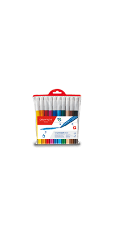 Box of 10 Maxi Fibre-tipped Pens FANCOLOR