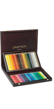 Wooden Box of 80 Colours PRISMALO™ Aquarelle