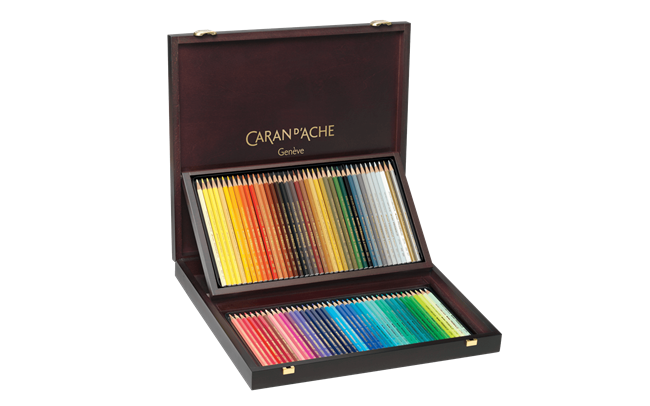 Wooden Box of 80 Colours PRISMALO™ Aquarelle