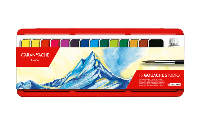 Box of 15 Colour Tablets GOUACHE STUDIO