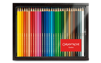 Wooden case - 30 SWISSCOLOR assortment