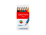 FANCOLOR - Assortimento 6 matite colorate Mini