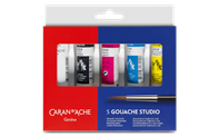 GOUACHE STUDIO - Assortimento 5 colori in tubetti da 21 ml