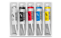 GOUACHE STUDIO - Assortimento 5 colori in tubetti da 21 ml