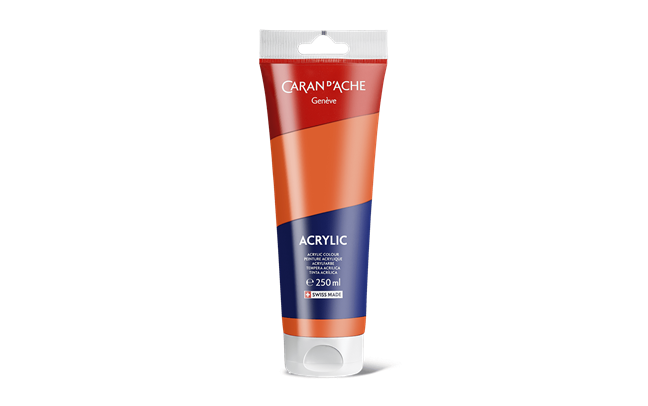 ACRYLIC 250 ml Rouge Orangé