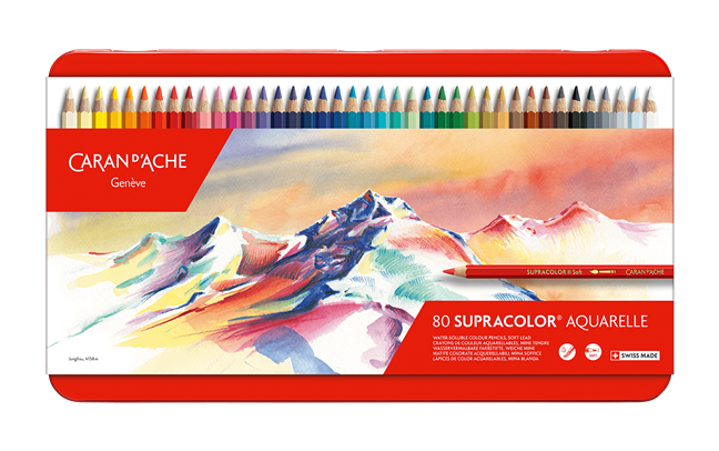 Box of 80 Colours SUPRACOLOR™ Aquarelle