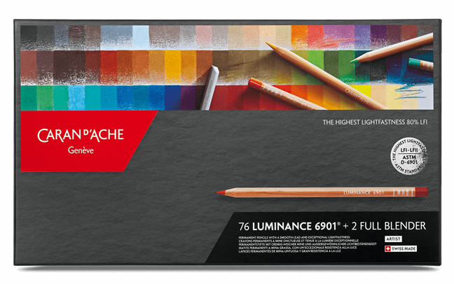 Box of 76 Colours LUMINANCE 6901™ + 2 Full Blender