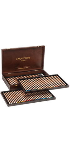 Wooden Box of 80 Colours LUMINANCE 6901™