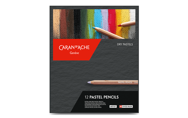 Box of 12 Colours PASTEL PENCILS