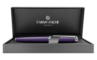 Silver-plated, rhodium-coated LÉMAN LILAC fountain pen