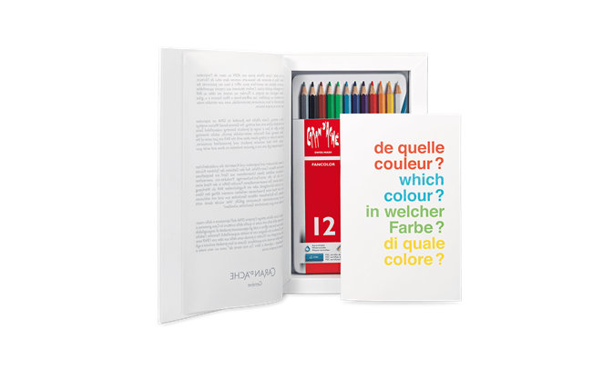 Set 12 Crayons de Couleur Fancolor SCHOOL LINE