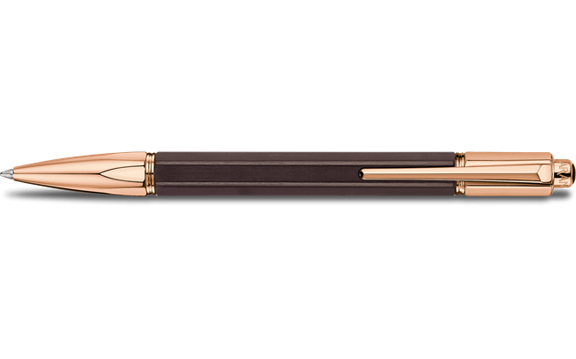 Rose-Gold Plated VARIUS™ EBONY Ballpoint Pen