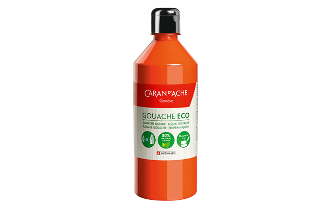 GOUACHE ECO 500 ml Orange Fluo