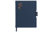 Notizbuch OFFICE A6 STOFF.-BLAU