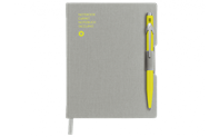 Carnet OFFICE A6 Toile-Gris