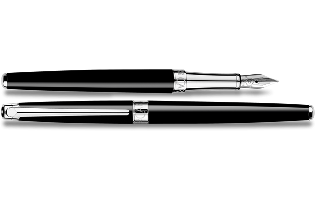 Black Ebony LÉMAN™ SLIM Fountain Pen