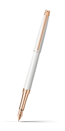 Penna Stilografica LÉMAN™ SLIM White Rose Gold