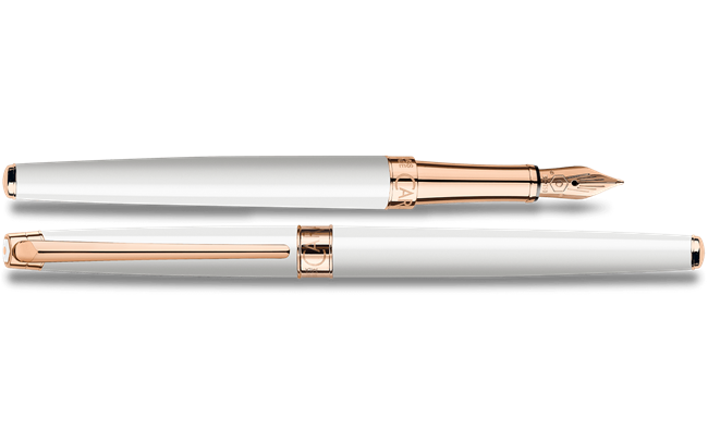 Penna Stilografica LÉMAN™ SLIM White Rose Gold