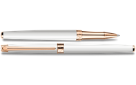 White Rose Gold LÉMAN™ SLIM Roller Pen