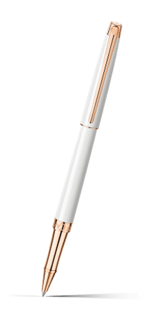 Tintenroller LÉMAN™ SLIM Weiss Rosegold