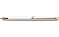 Stylo Bille LÉMAN™ SLIM Blanc Or Rose