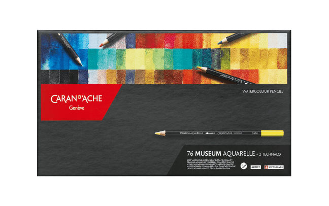 Etui Standard 76 Farben MUSEUM Aquarelle