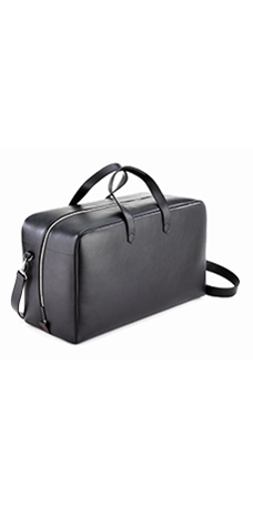 WEEKENDER-REISETASCHE AUS SCHWARZEM LEDER