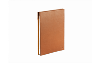 CAHIER CUIR A5 CAMEL