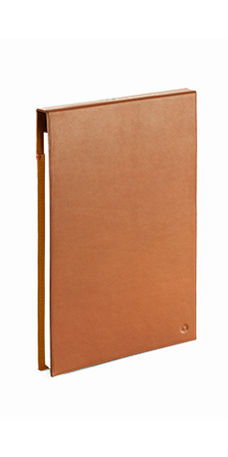 CAHIER CUIR A5 CAMEL