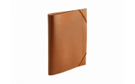 Beige LEATHER A4 Folder