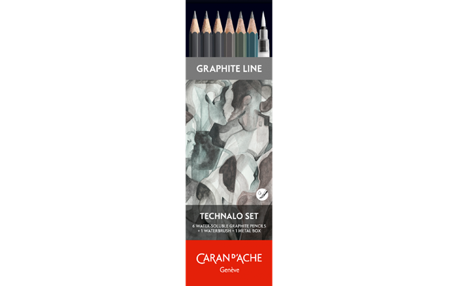 GRAPHITE LINE - 6 matite TECHNALO assortite (3B, B, HB)