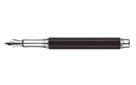 Silver-Plated and Rhodium-Coated VARIUS™ EBONY Fountain Pen