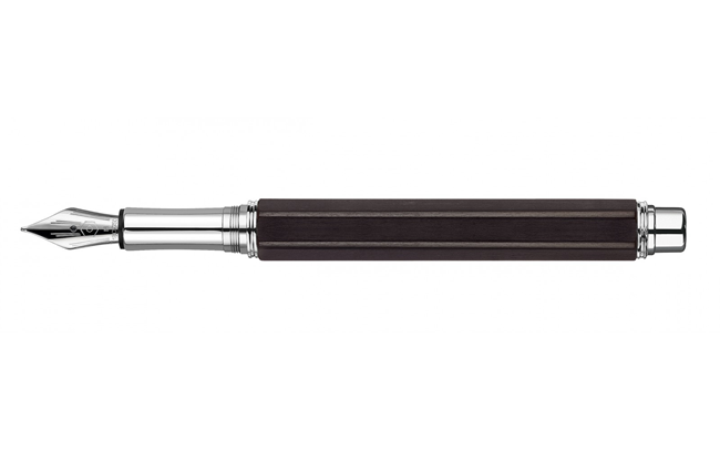 Stylo Plume VARIUS™ EBONY Argenté Rhodié